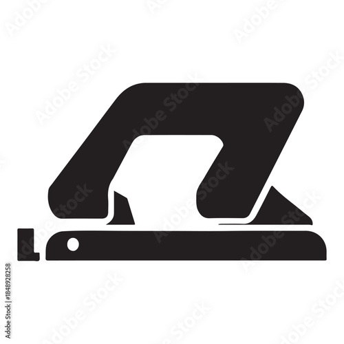 Hole Puncher Icon Vector silhouette