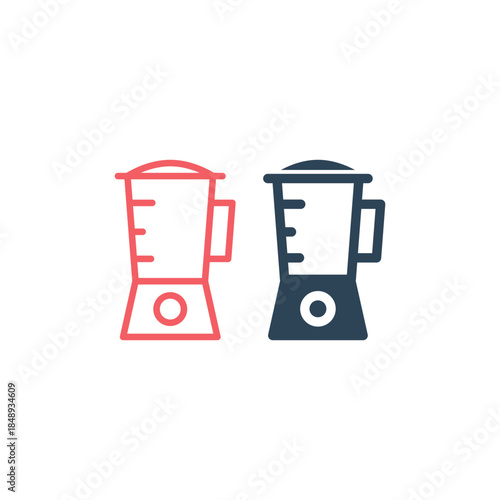 Blender icons set logo template design illustration