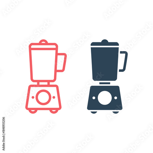 Blender icons set logo template design illustration