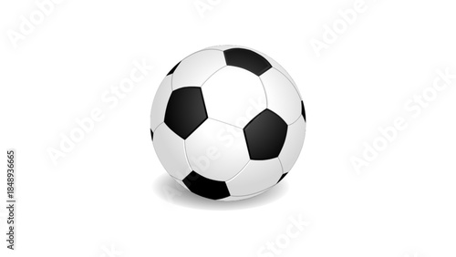soccer ball isolated on white