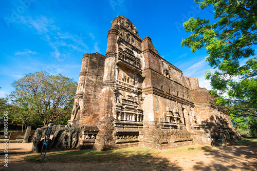 Lankatilaka Gedige, Ancient City of Polonnaruwa,  Sri Lanka, Asia.