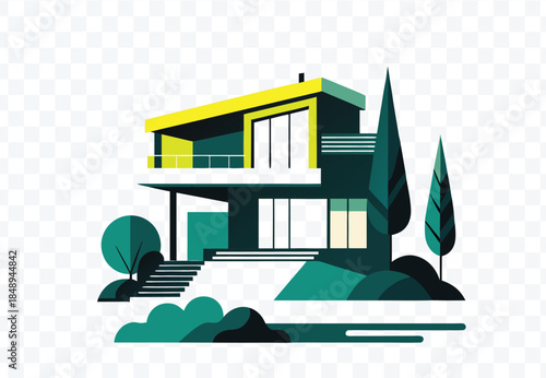 illustration of a house with a roof