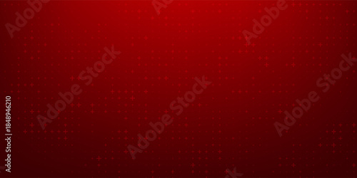 Tableau sur toile A uniform deep red background features a subtle, repeating texture