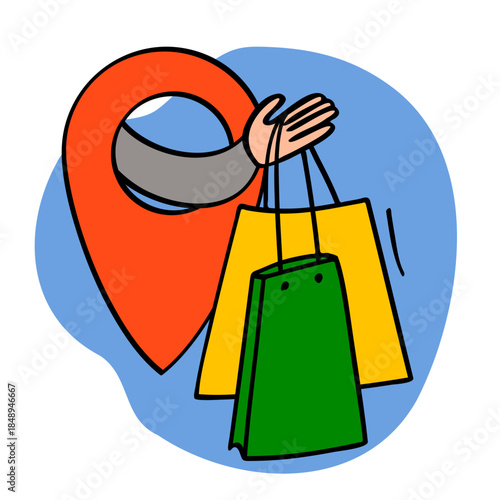 Online shopping and order delivery