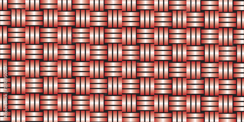 Pattern of metal grid as black background, vector illustration
