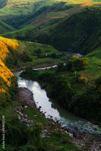 mountain river landscape