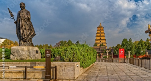 Asia, China, Xi'an, Great Wild Goose Pagoda,