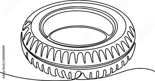 Tire cross section with tread pattern white background crosssection wheel