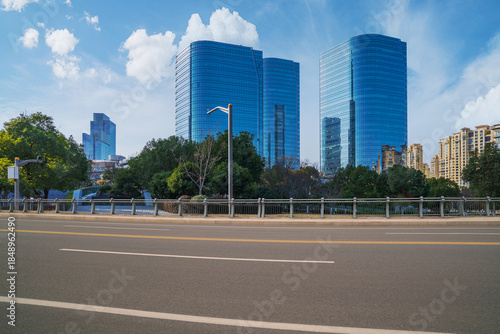 Modern Urban Architecture and Road Traffic in Suzhou, Jiangsu Province, China on December 8, 2025