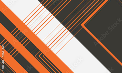Modern vector abstract background for wallpaper, Orange and light White colors black combination. vector Eps 10