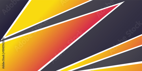 Sport background with black and orange yellow color for mount bike hiking motor trail off road. background for company logistic building technology industry corporate