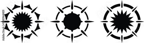 Set of 4 Stylized Bullet Hole & Impact Crack Graphics – Realistic Damage Effects