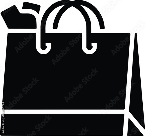 Shopping Bag icon ecommerce online shopping Icon Vector