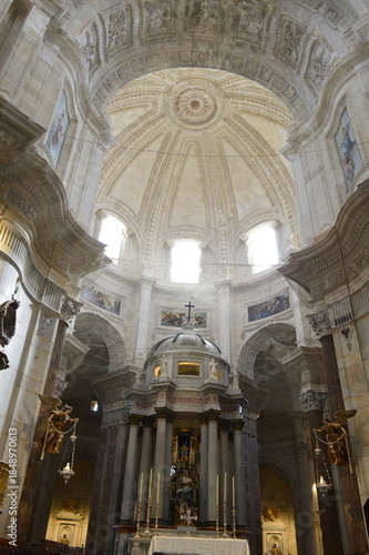 Interior da Catedral de Cádiz na Espanha