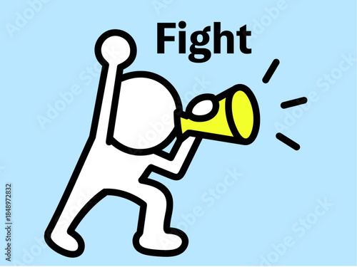 fight 応援する人