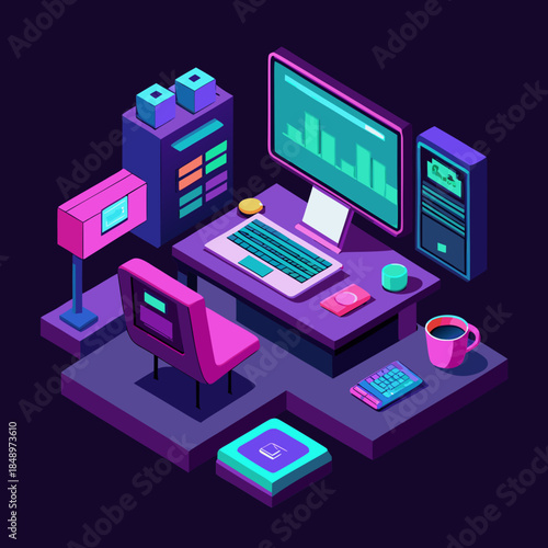 vector illustration of a set of images