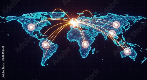 Global Connections and Networks Across Continents