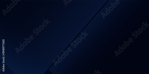 Top Black dark navy blue silver abstract pattern vector. Geometric shape. Line triangle angle fold polygon diamond 3D. Color gradient ombre. Elegant