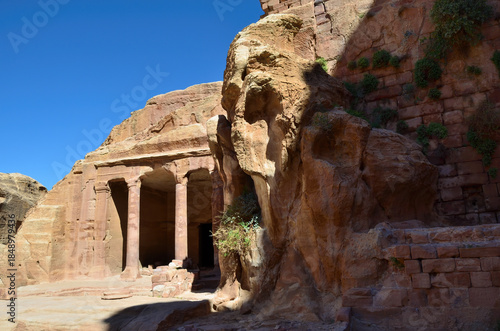 Tableau sur toile Archeological site Petra, Jordan