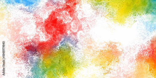 Abstract light colorful grunge texture painted with watercolor stains. Grunge texture splash paint multicolor art. abstract pastel watercolor background for wallpaper, decoration, graphics design.	