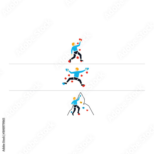 Celebrating person performing dance in three frames.