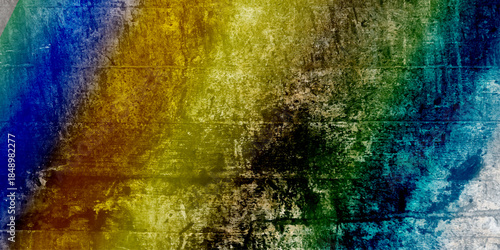 Abstract grunge multicolor cement wall texture background. Texture of a concrete wall with cracks and scratches .Grunge Close up abstract empty of black and red modern wallpaper texture background.	
