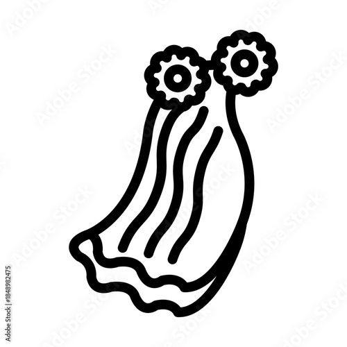 Bride’s Veil line icon