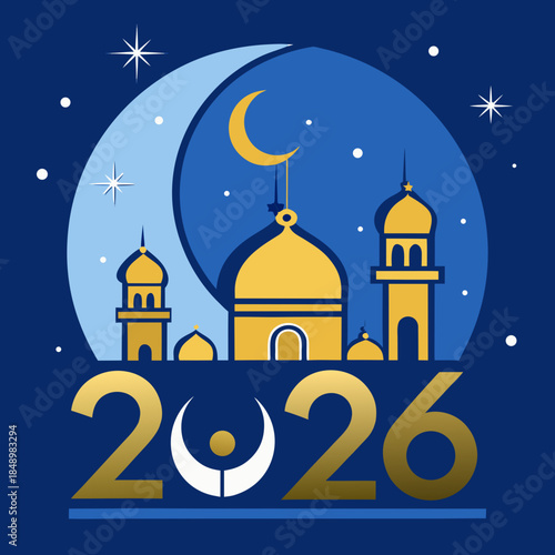 eid mubarak greeting card
