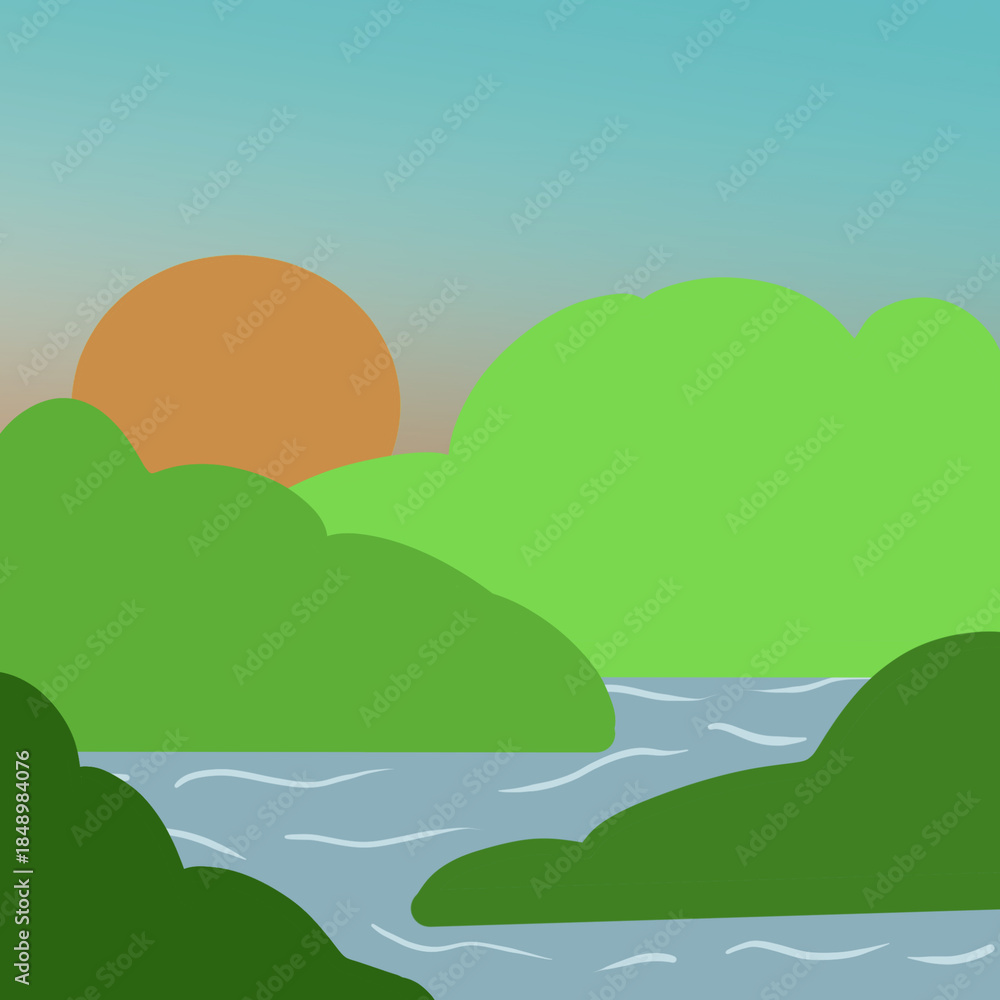 Obraz premium Mountain landscape
