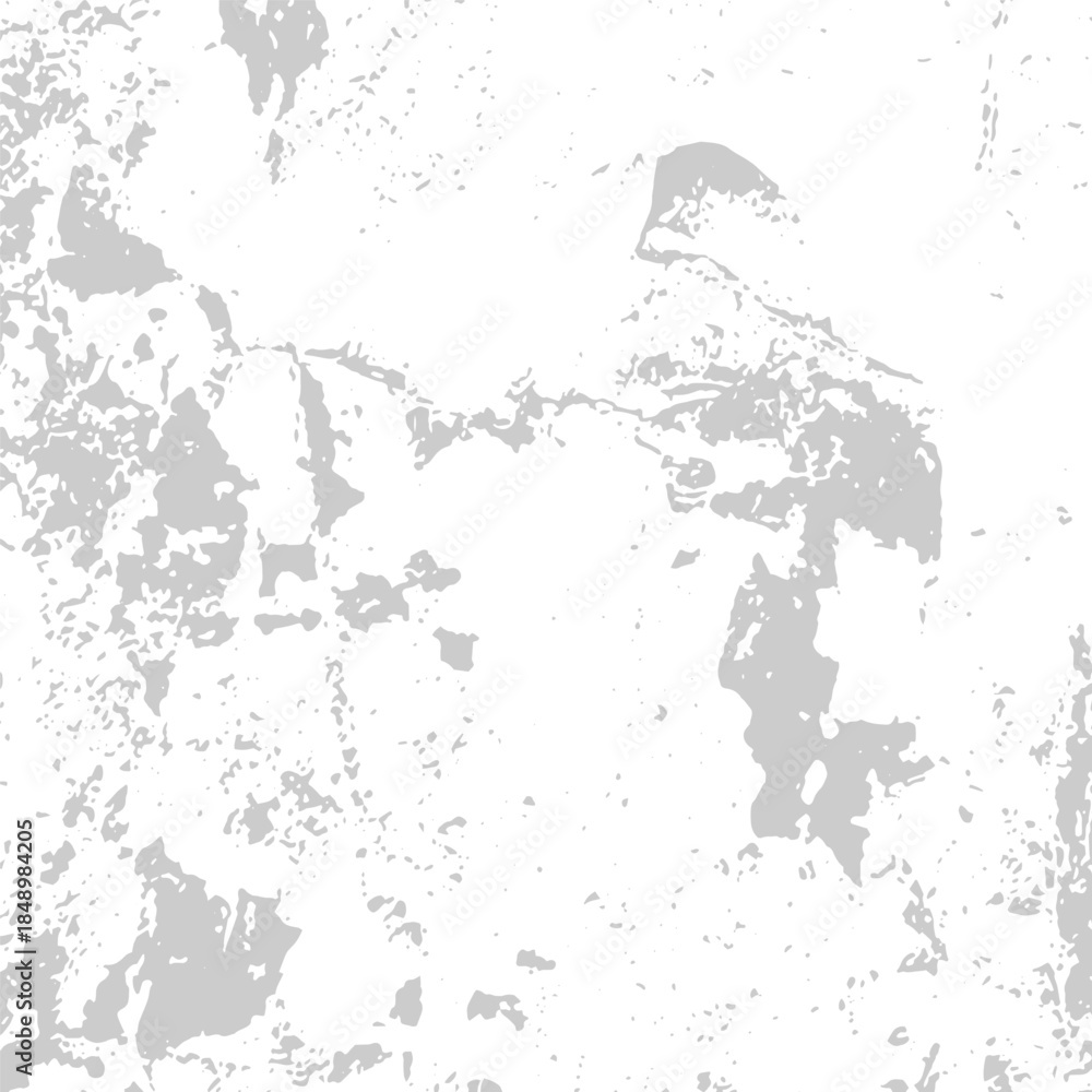 Obraz premium Grunge distressed background. Monochrome rough gray and white texture. Vector pattern of chips, scuffs and dirt . Vintage overlay textured effect. Old age painting surface