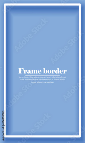 Photo vivid blurred abstract sky blue luxury gradient design background banner.