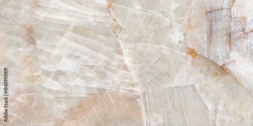 Fotografie Polished onyx marble slab. Natural stone for design