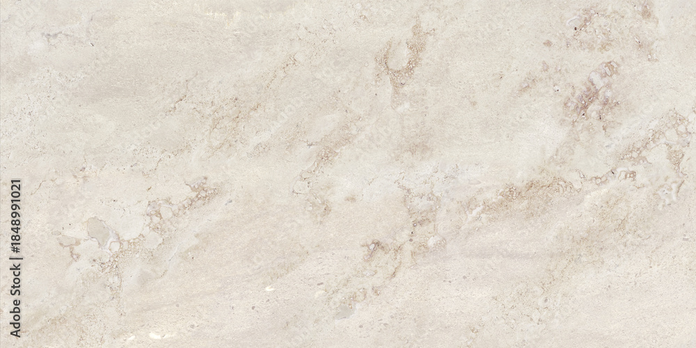 Naklejka premium Natural Italian travertine stone. High-quality marble texture for ceramic tiles and backgrounds