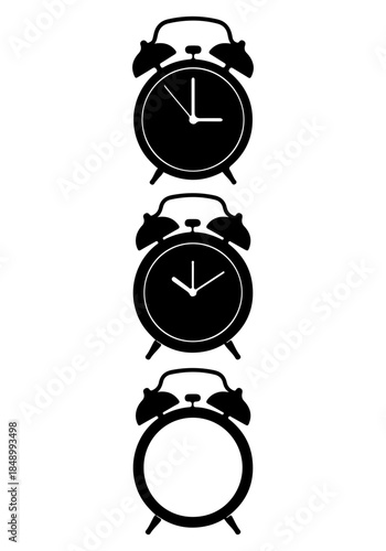 Alarm clock vector, alarm clock vector, clock design art, reminder clock vector art, vector of clock