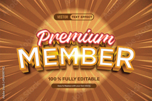 Premium Member Text Effect