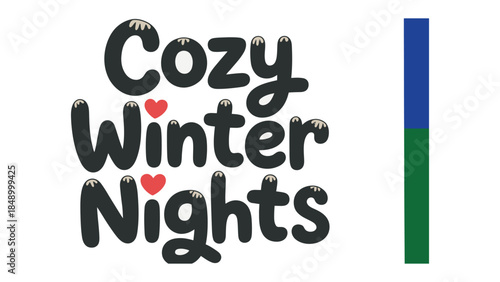 Cozy Winter Nights: Embrace the enchanting charm of winter nights with this inviting visual. It's a reminder of warmth, comfort, and the magic of the season.