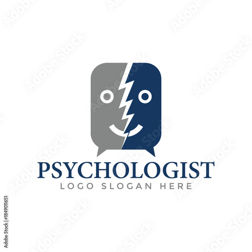 Psychology Logo Design Mental Health Professional Symbol