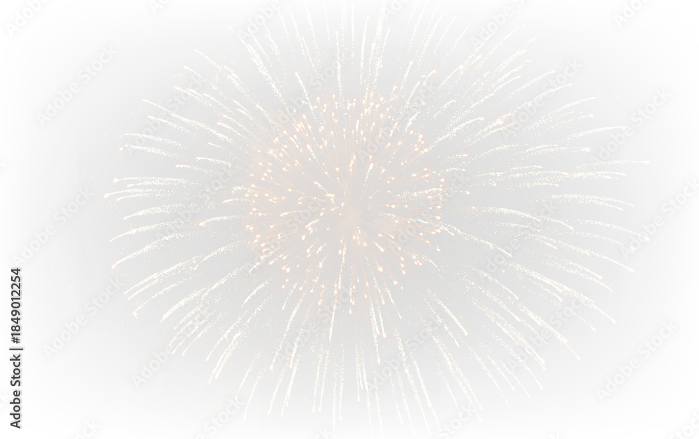 Fototapeta premium Holiday Fireworks Blast PNG Isolated Transparent Overlay