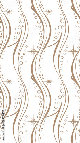 Elegant pattern: An exquisite and delicate pattern of flowing lines, graceful curves, and subtle embellishments creates a sense of sophistication and refined aesthetics.