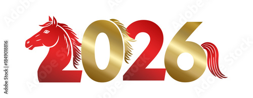 2026, Chinese lunar year of the horse 2026, Chinese zodiac, happy Chinese new year
