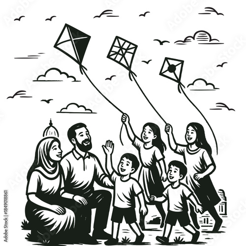 Kite Fesival - Indian - Makar Sakranti - Utrayan - Hindu