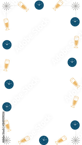 Cheers to the Moment: Conceptual design featuring an arrangement of beer glasses and clock faces, representing the joyful moments of celebration.