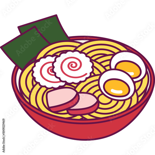Ramen Vector Illustration