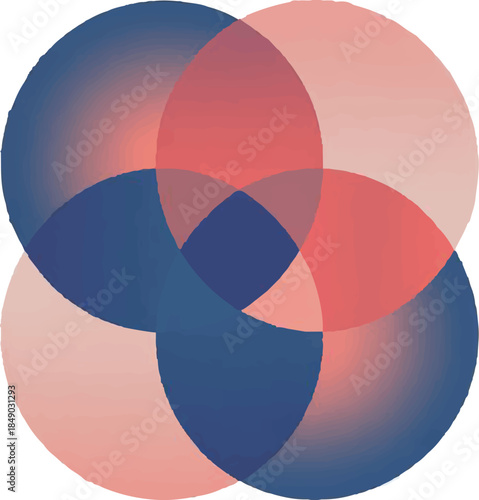 vector illustration of a colorful circle