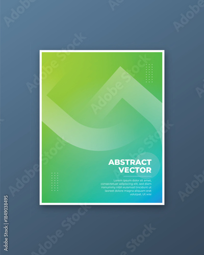 Abstract cover templates with soft gradient. Futuristic backgrounds with dynamic shapes