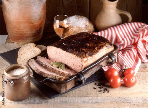 Pâté et rosé