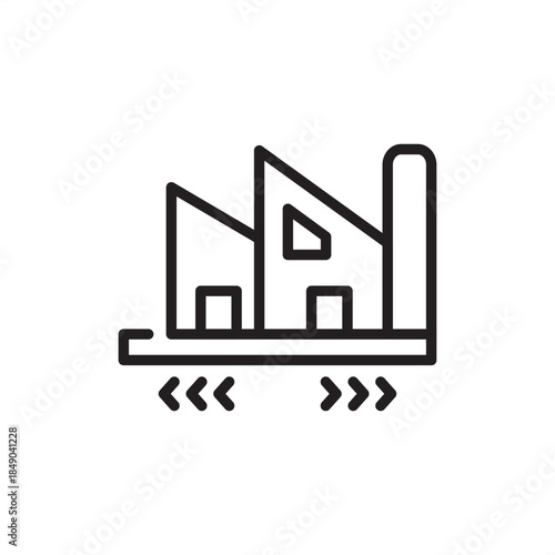 Industrial relations icon symbolizing workplace harmony, collective bargaining, and conflict mediation, representing HR policy, labor management balance, employment equity, and organizational dispute.