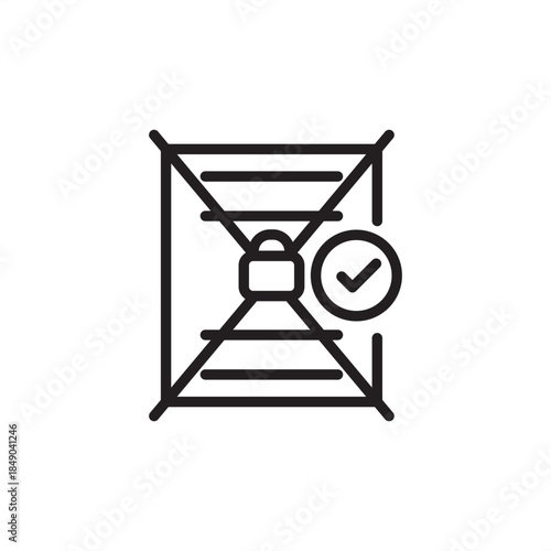 Confidential agreement icon symbolizing non-disclosure, legal protection, and information security, representing HR privacy protocols, contract compliance, document secrecy, and risk management.