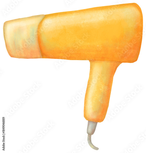 シンプルなドライヤーのイラスト