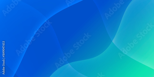 abstract blue background with dynamic waves. glowing curved shapes.